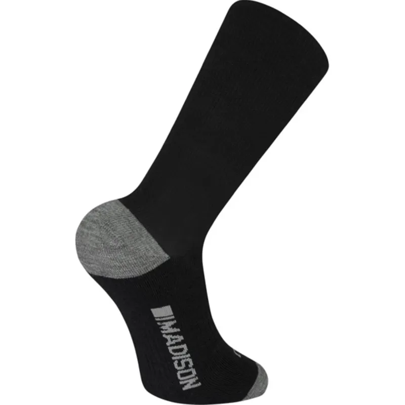 Madison Isoler Merino Deep Winter Socks Black-1
